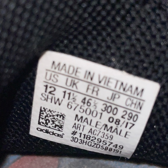 Human Race Oreo Adidas Size 12 With Box - Picture 7 of 10